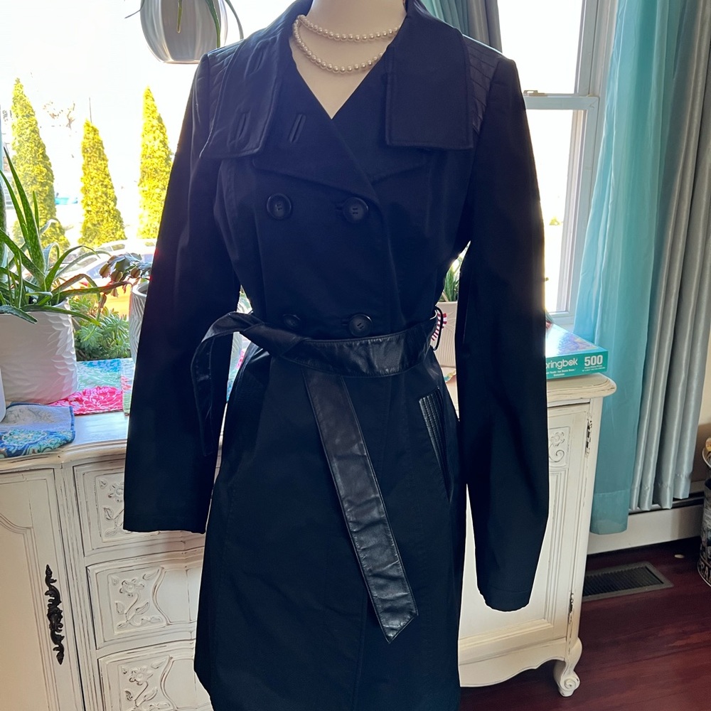 Mackage trench coat black size M